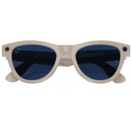 Умные очки Ray-Ban Meta* Skyler Gen 2 Shiny Chalky Grey, Фотохромные линзы Clear to Sapphire Transitions (RW4014)